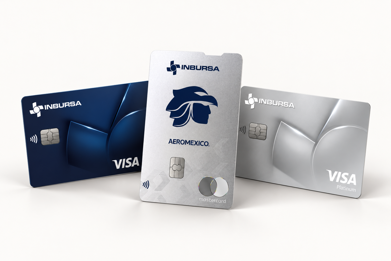 Tarjetas de crédito Inbursa Aeroméxico, Visa y Visa Platinum